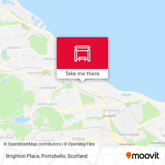 Brighton Place, Portobello map