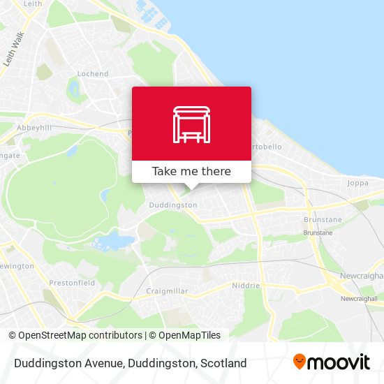 Duddingston Avenue, Duddingston map