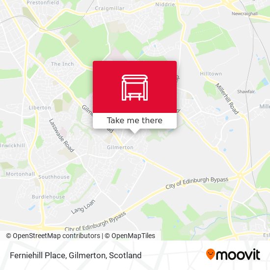 Ferniehill Place, Gilmerton map
