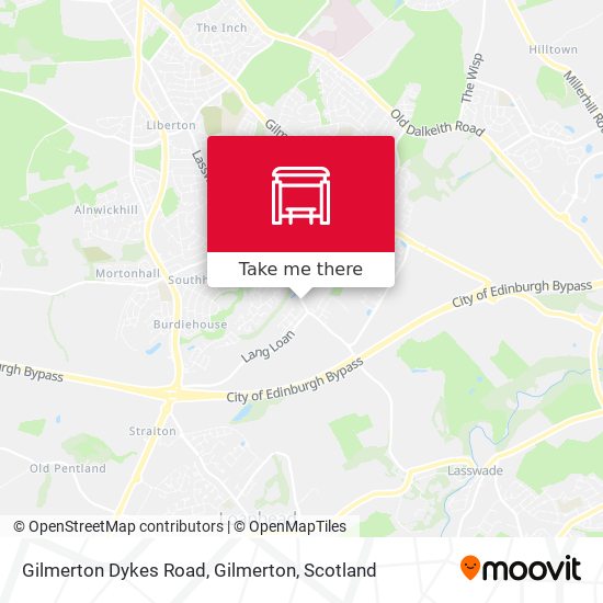 Gilmerton Dykes Road, Gilmerton map