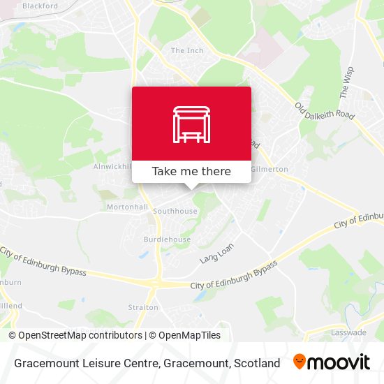 Gracemount Leisure Centre, Gracemount map