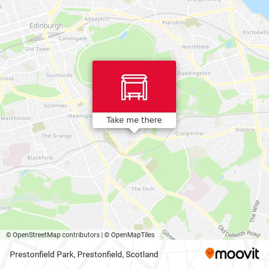 Prestonfield Park, Prestonfield map