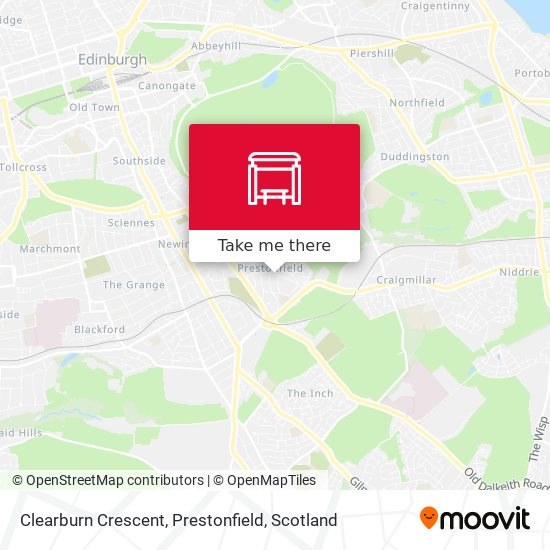 Clearburn Crescent, Prestonfield map
