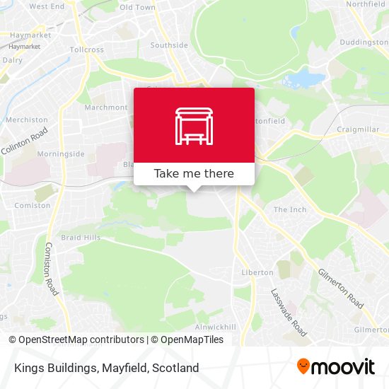 Kings Buildings, Mayfield map