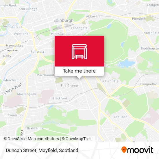Duncan Street, Mayfield map