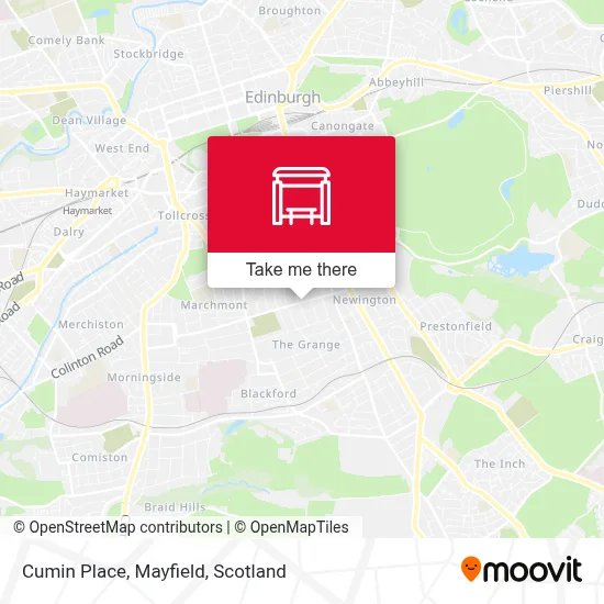 Cumin Place, Mayfield map