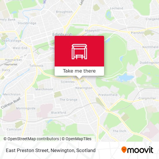 East Preston Street, Newington map