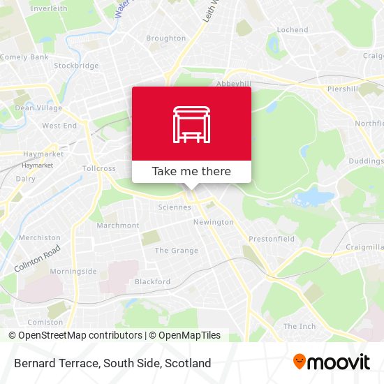 Bernard Terrace, South Side map