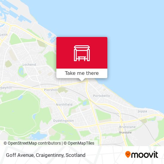 Goff Avenue, Craigentinny map