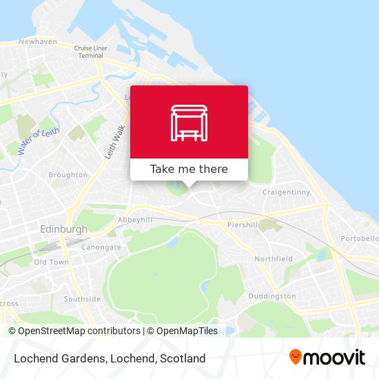 Lochend Gardens, Lochend map