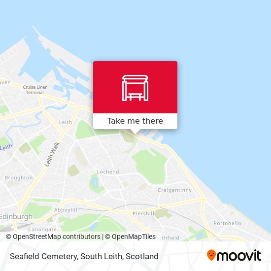 Seafield Cemetery, South Leith map