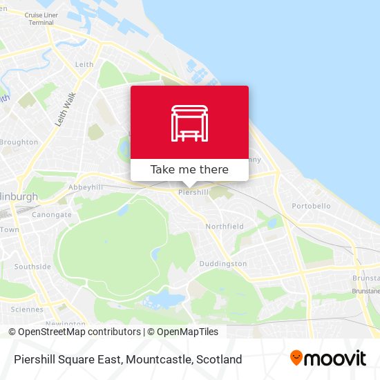 Piershill Square East, Mountcastle map