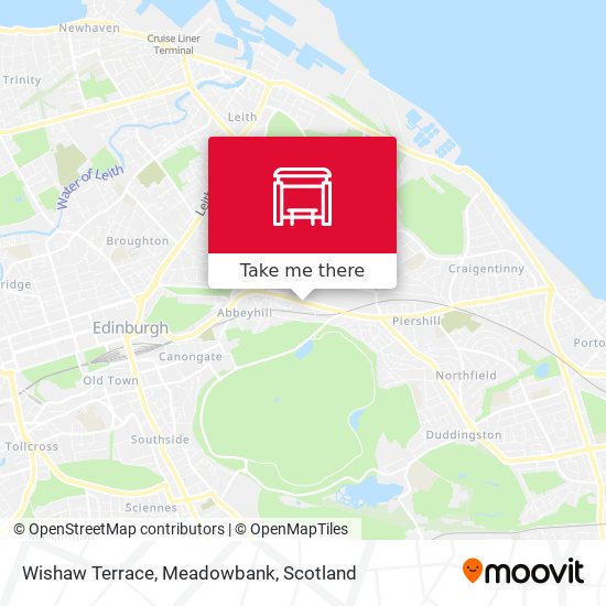 Wishaw Terrace, Meadowbank map