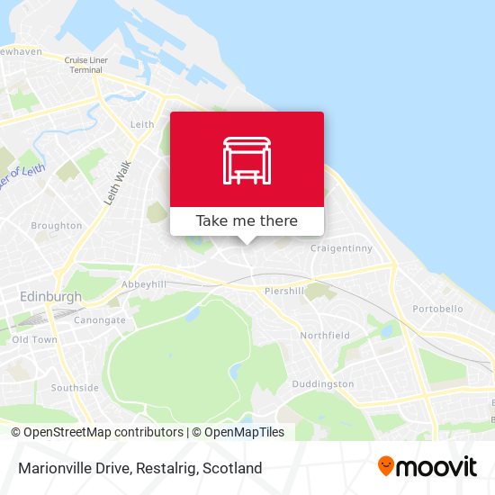 Marionville Drive, Restalrig map