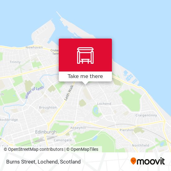 Burns Street, Lochend map