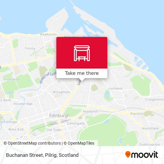 Buchanan Street, Pilrig map