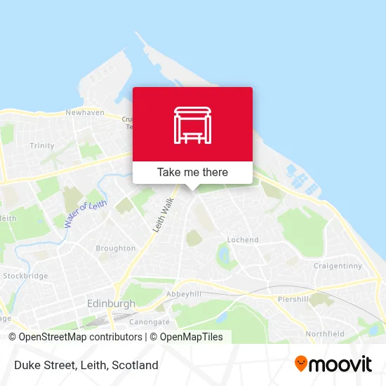Duke Street, Leith map