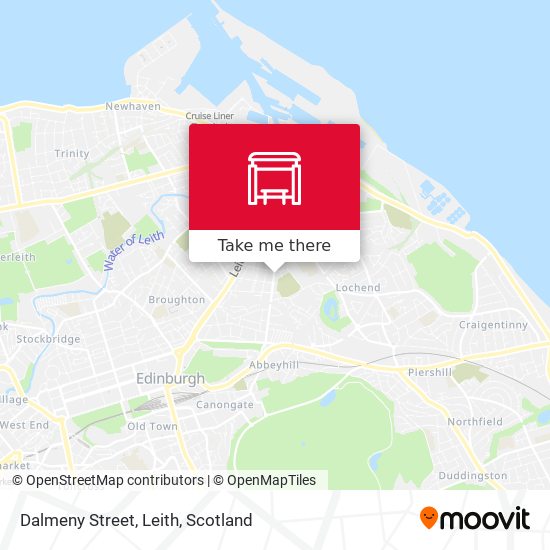 Dalmeny Street, Leith map