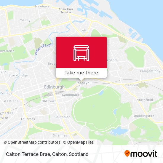 Calton Terrace Brae, Calton map