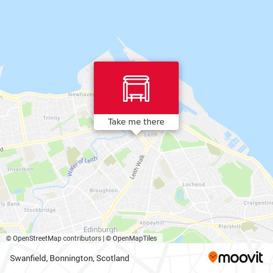 Swanfield, Bonnington map