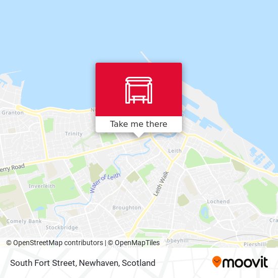 South Fort Street, Newhaven map