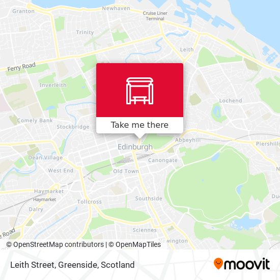 Leith Street, Greenside map