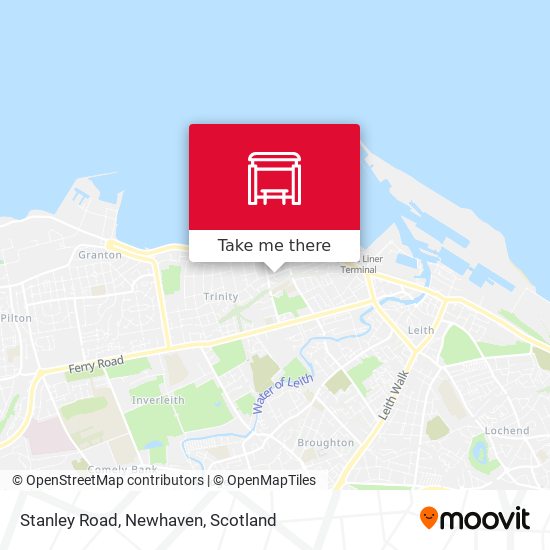 Stanley Road, Newhaven map