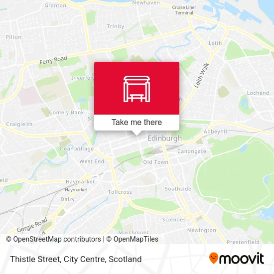 Thistle Street, City Centre map