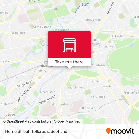 Home Street, Tollcross map