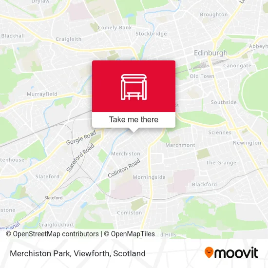 Merchiston Park, Viewforth map