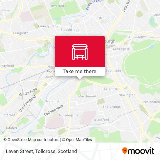 Leven Street, Tollcross map