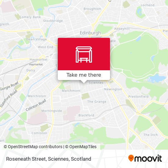 Roseneath Street, Sciennes map