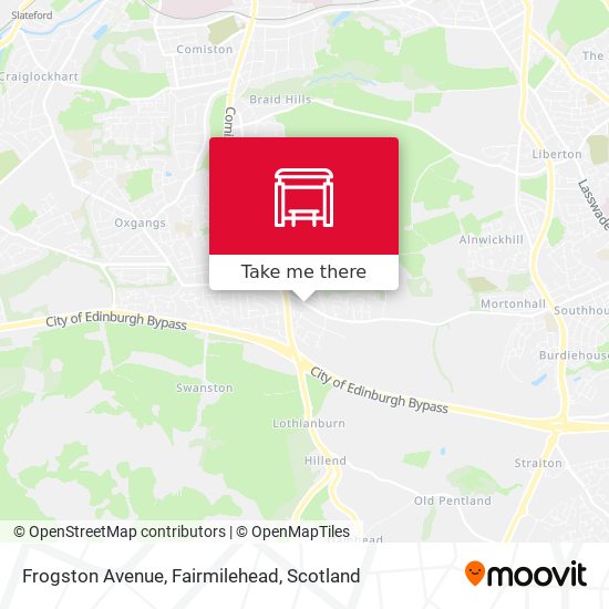 Frogston Avenue, Fairmilehead map