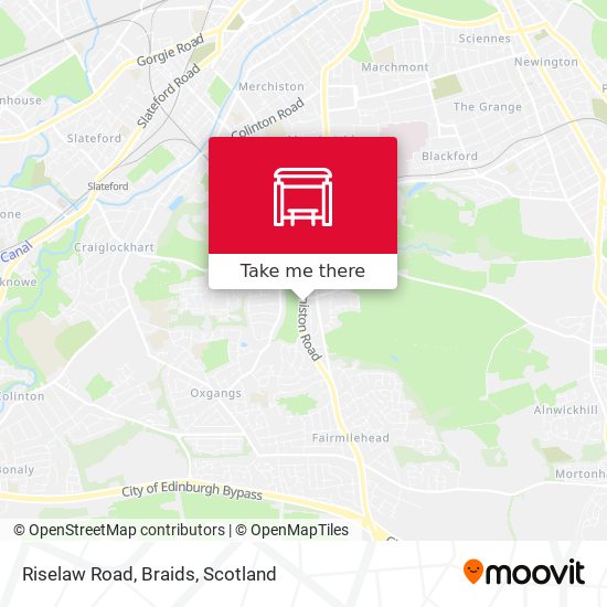 Riselaw Road, Braids map