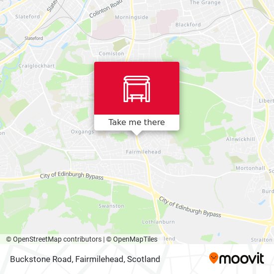 Buckstone Road, Fairmilehead map