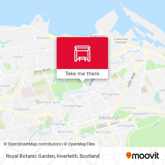 Royal Botanic Garden, Inverleith map