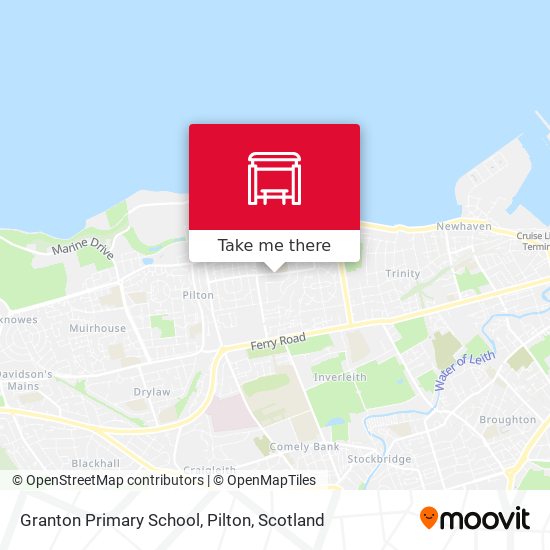 Granton Primary School, Pilton map