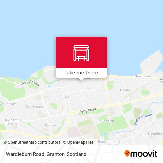 Wardieburn Road, Granton map