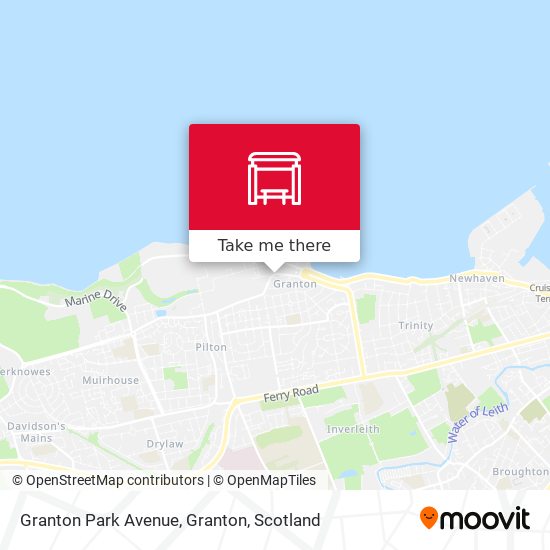 Granton Park Avenue, Granton map