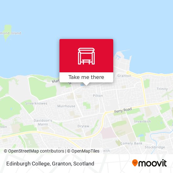 Edinburgh College, Granton map