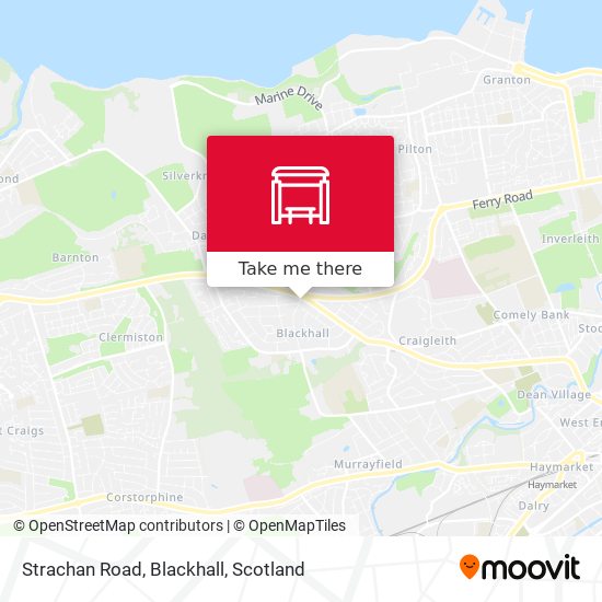 Strachan Road, Blackhall map
