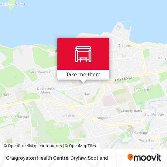 Craigroyston Health Centre, Drylaw map