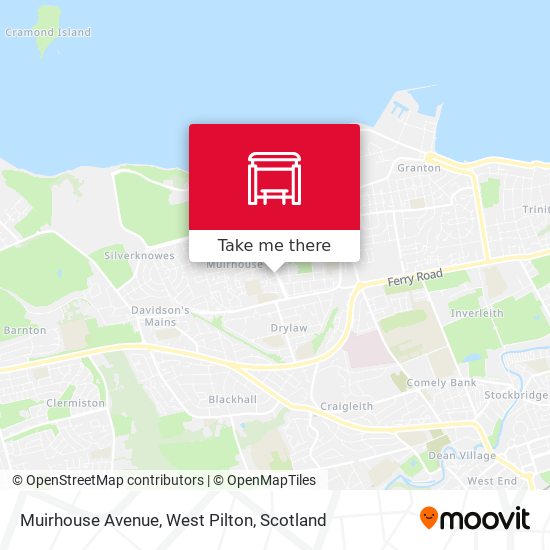 Muirhouse Avenue, West Pilton map
