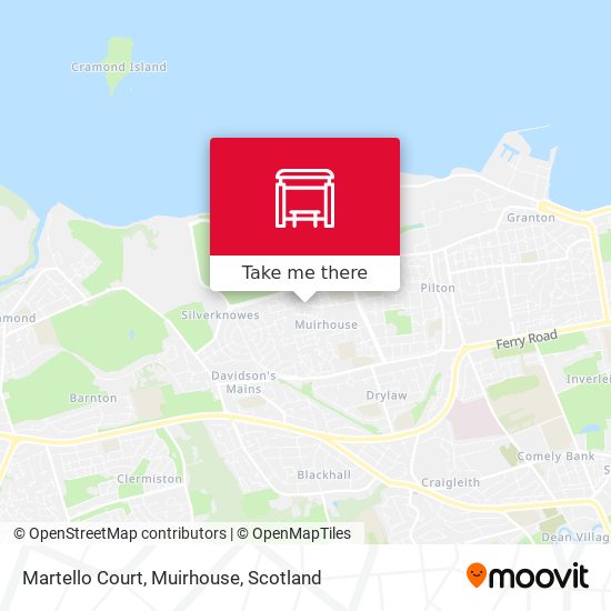 Martello Court, Muirhouse map