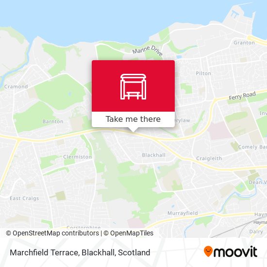 Marchfield Terrace, Blackhall map