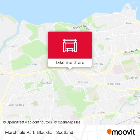 Marchfield Park, Blackhall map