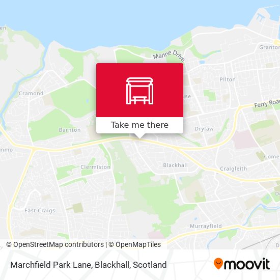 Marchfield Park Lane, Blackhall map