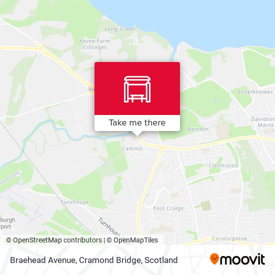 Braehead Avenue, Cramond Bridge map