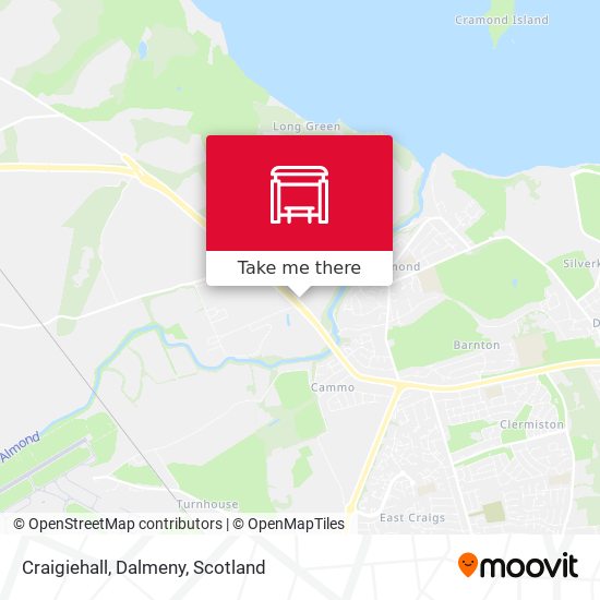 Craigiehall, Dalmeny map