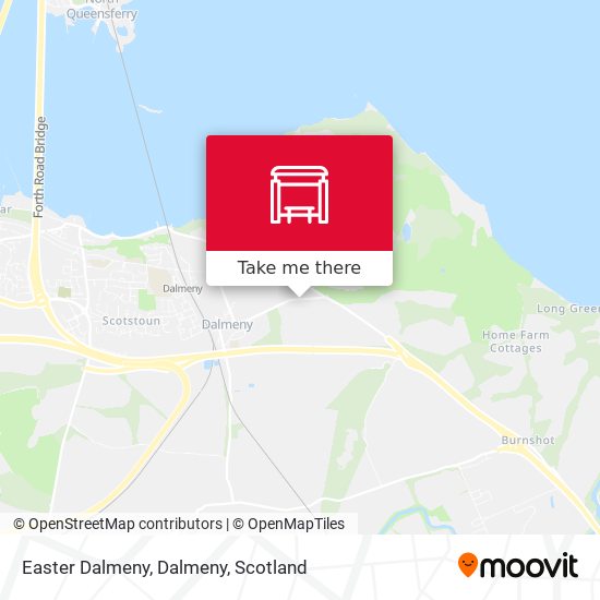 Easter Dalmeny, Dalmeny map